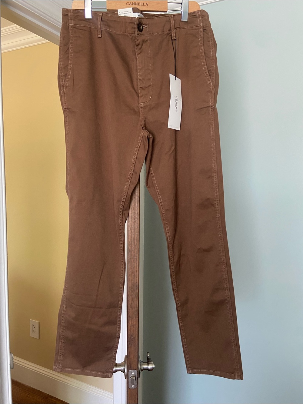Moussy Maryville Brown Chino Pants. Brand New (Size 31)